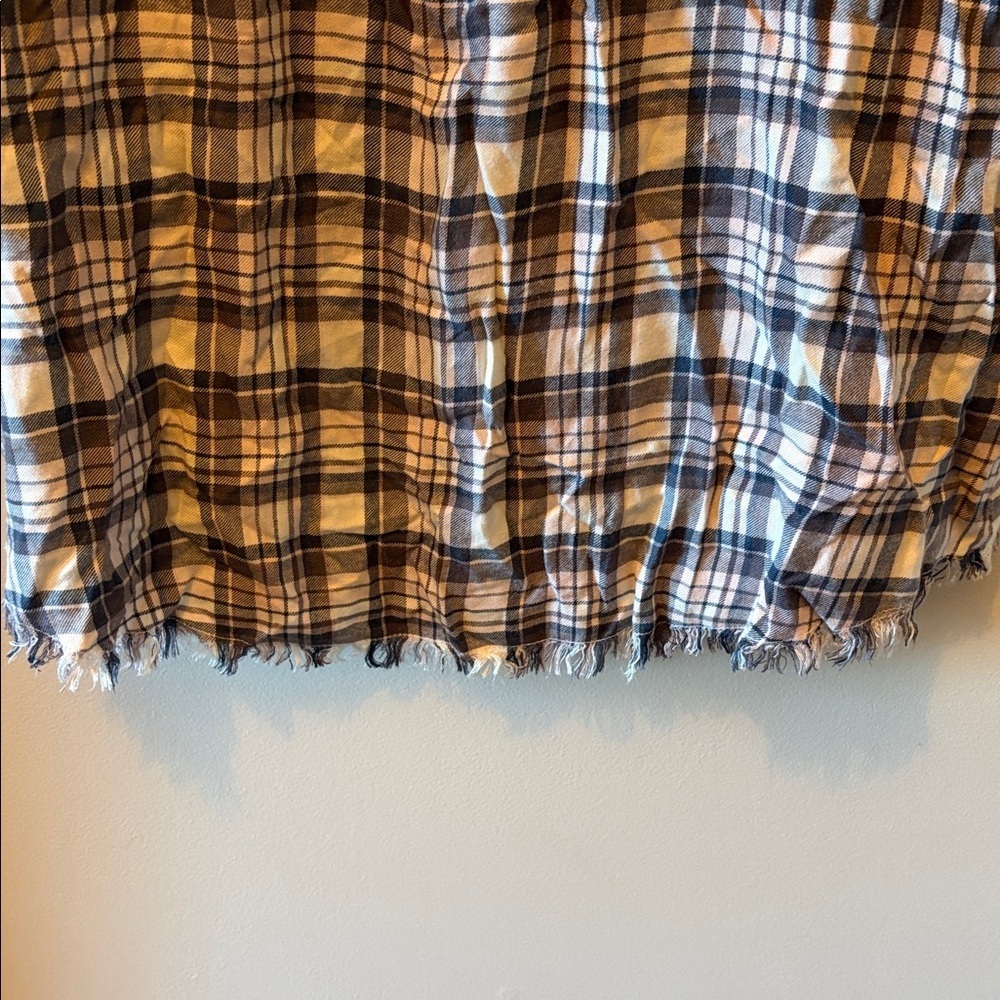 Michael Stars Plaid Shirt Dress SZ S - Picture 4 of 5